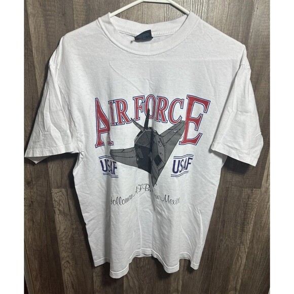 Soffe Other - Vtg Soffes Choice USAF Holloman AFB New Mexico F-117A Stealth Fighter Jet L